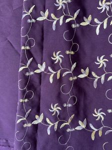 Purple Dress Material