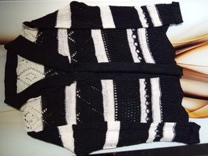 Striped Knit Cardigan