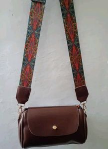 Brown Barrel Handbag