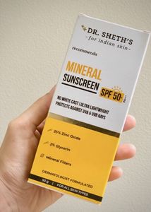 Dr Sheths Mineral Suncreen Spf 50 Pa++++