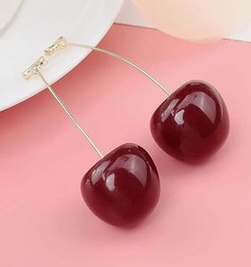 cherry earrings