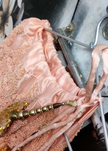 Peach Embroidered Lehenga Choli