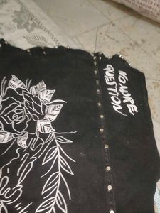 Unique Graphic Denim Jacket