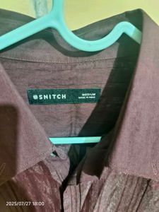 Snitch Burgundy -Long Sleeve Shirt - Size M