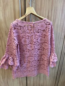 Mauve Lace Top- Size M