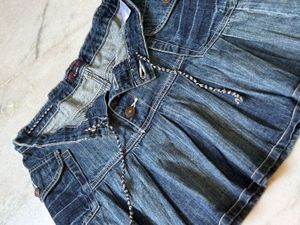 Denim Mini Skirt