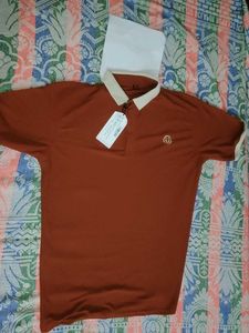 Classic Brown Polo Shirt Xl