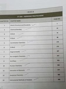 IfAS IIT JAM Inorganic Chemistry Practice Book