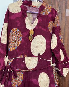 Purple XXL Anarkali Kurti