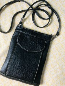 Leather boho phone Crossbody Bag