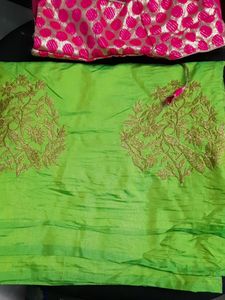 Brand New Dual Tone Saree With Free Blouse