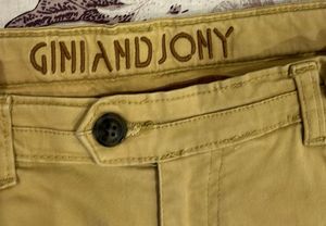 Mustard Straight Fit Pant (w28) Unisex