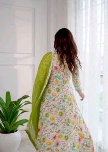 Floral Print Kurta Set