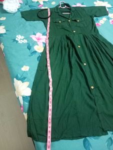 New Reyon Green Kurti - One Piece