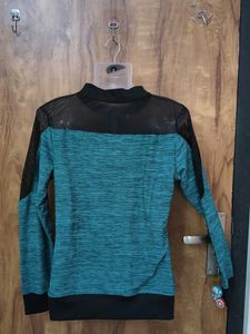 like new Teal Activewear Jacket