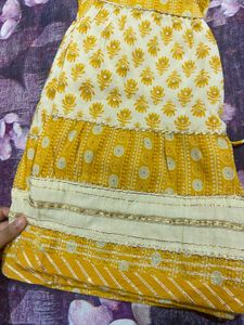 kurta with dupatta and sharara