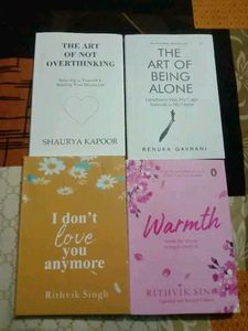 Pack Of 4 Books In Budget