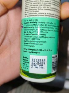 Pilgrim Hair Growth Oil