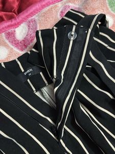Striped Tie Waist Pants
