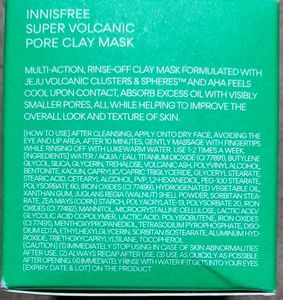 Innisfree Super Volcanic Pore Clay Mask
