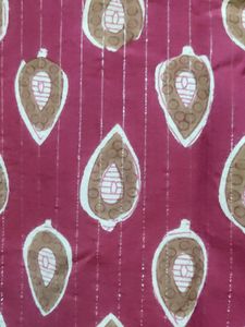 Zari Linning Cotton Kurta And Duptta