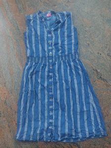 Striped Sleeveless Dress