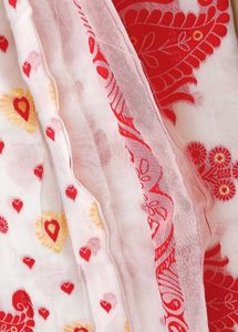 Soft Cotton Blend Jamdani Saree ।