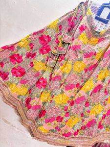 ethnic lehenga choli with blouse