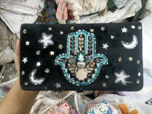 Embroidered Hamsa Jewellery Box
