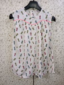TAO Cute Pineapple Print Kids Top