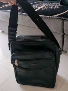 Black mens bag with new condition