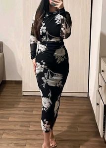 Black Doll Net Bodycon Dress.