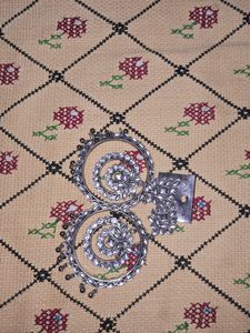 Oxidized Stone Earings Brand New Never Used