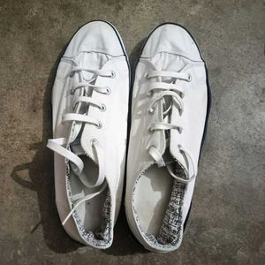 White Canvas Sneakers