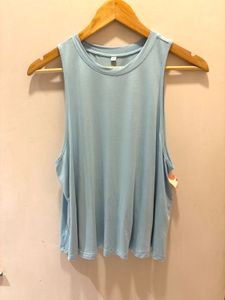 Light Blue Flowy Tank Top