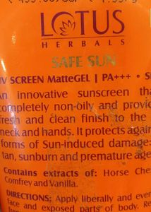 Lotus Sunscreen