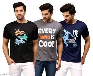 Men&#39;s Graphic Print T-Shirt (Set of 3)
