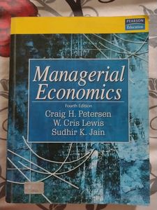 Managerial Economics By Peterson Lewis Jain