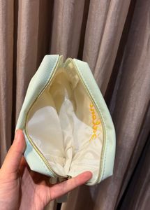 Mint Green &amp; Gold Personalised Pouch