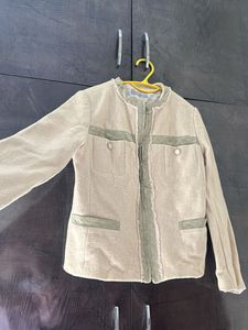 Elegant korean Beige Blazer