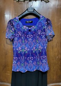 Unique Printed  Chinese Dress