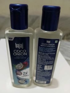 Bajaj Coco Onion Hair Oil 90 Ml Pack, MRP 52/-