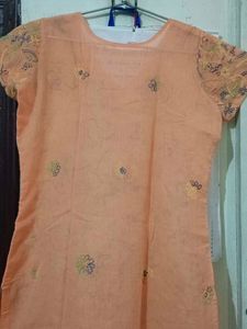 chikenkari kurta duppata set no inner