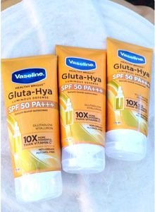 Pack Of 3 ❤️ Vaseline Gluta Hya Sunscreens ✅