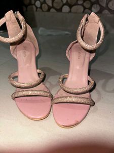 Pink Pencil Heels For All Party Wear