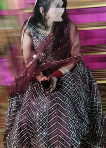 Gown With Dupatta Of Net New Only Wore Once