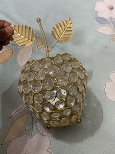 Crystal Apple Decor