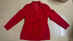 Red Blazer - Stylish & Chic