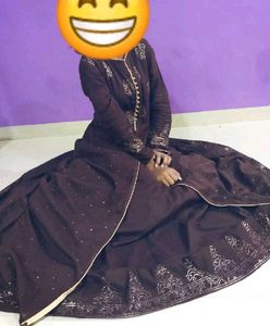 Brown colour gown 💃