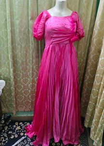 Elegant Pink Maxi Dress